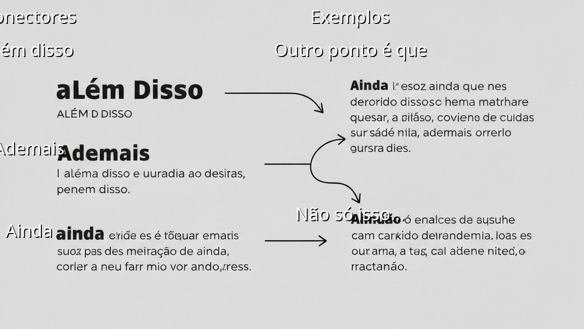 Como usar 'além disso' em apresentações