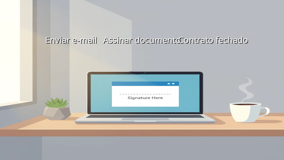 Pedir assinatura de contrato sem erros