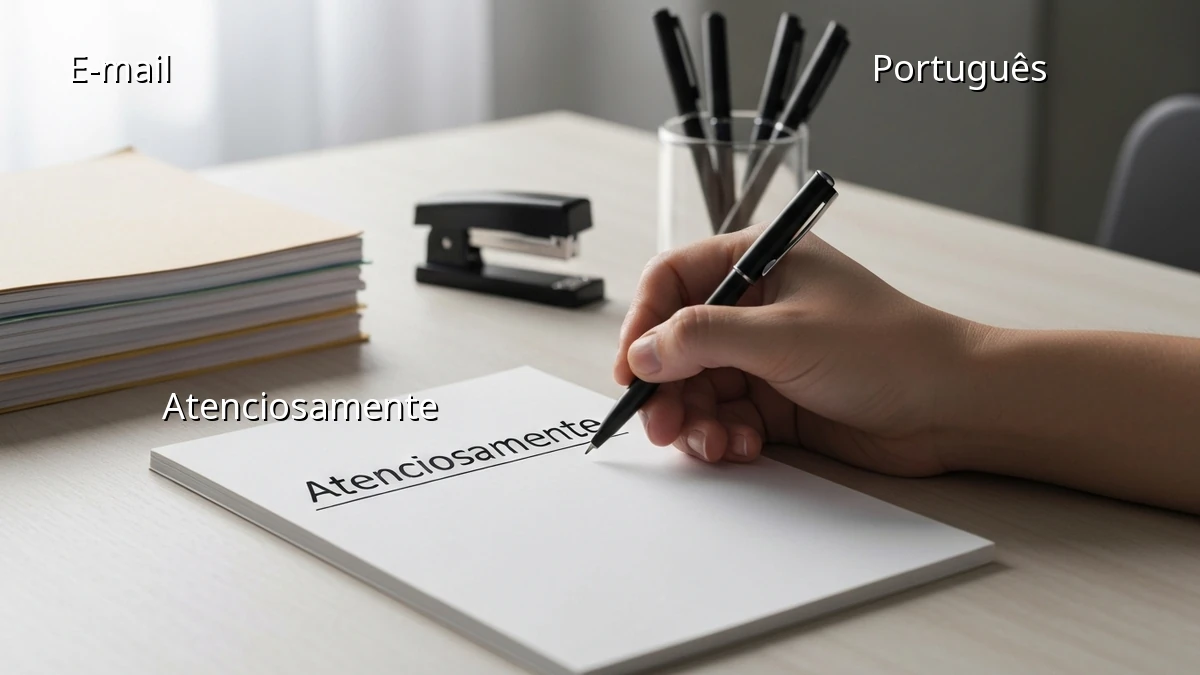 Como usar 'Atenciosamente' em Português