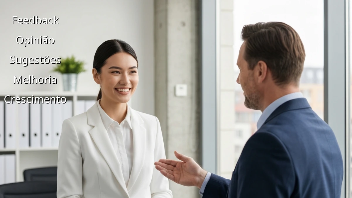 Como pedir feedback em Português no trabalho