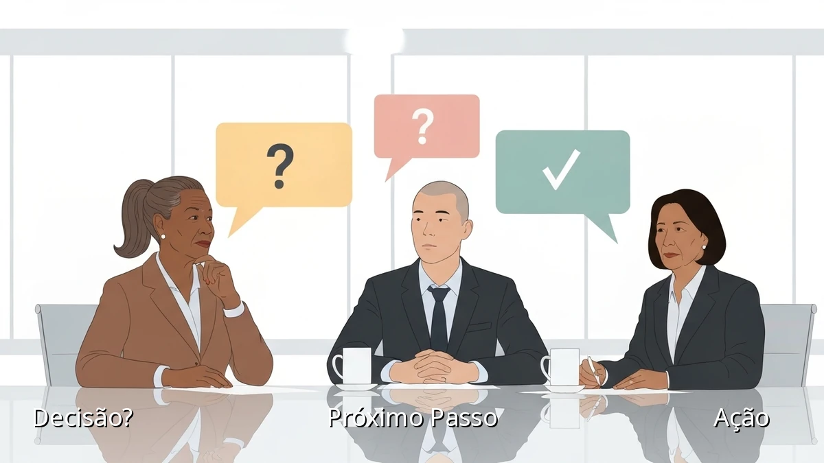 Reuniões: Iniciantes Pedem Decisões em Português